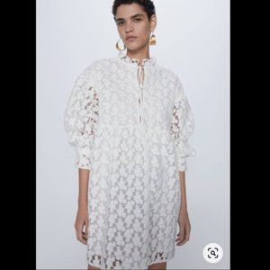 Zara Textured Mini Dress | Size L